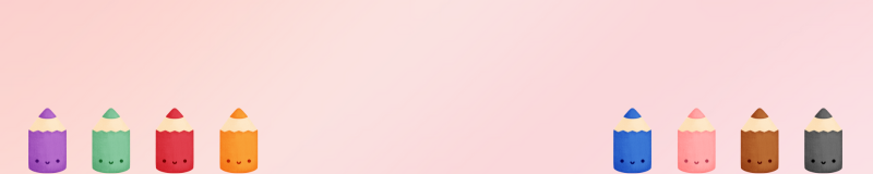 cute colorful pencils background