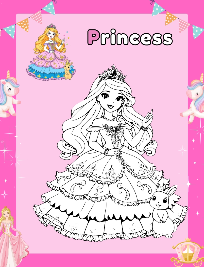 all disney princess coloring pages for kids